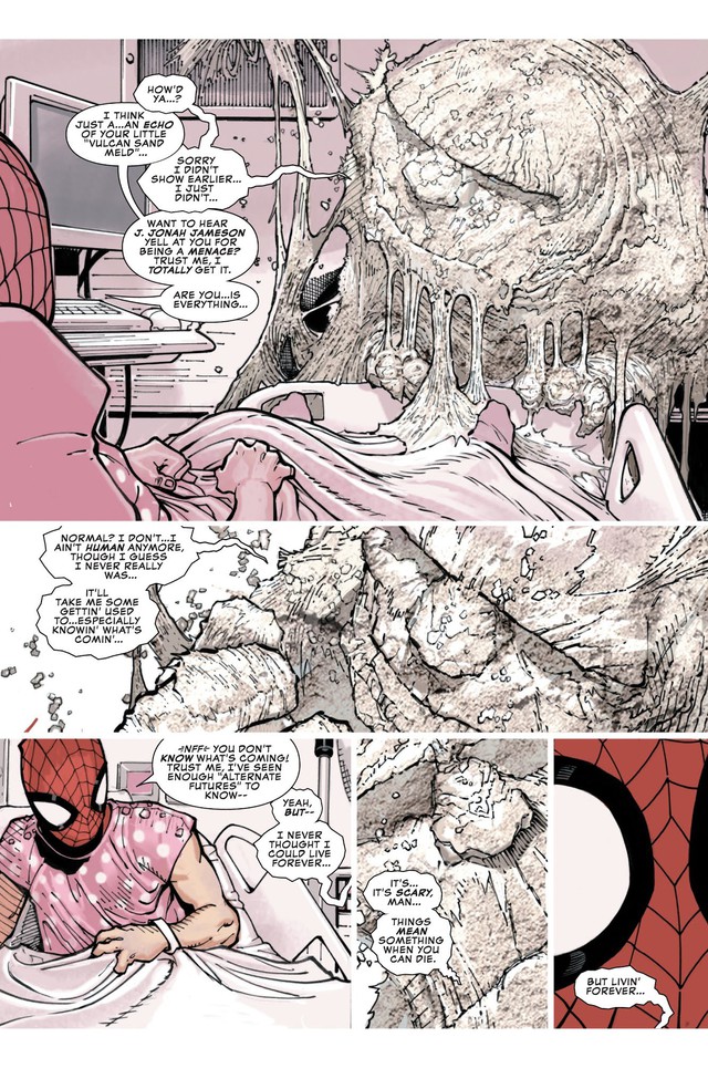 Comics Trivia: Sở hữu sức mạnh của Sandman, Spider-Man hóa Nhện Cát siêu khổng lồ - Ảnh 13.