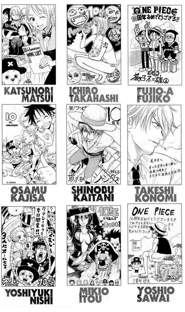 One Piece: Các tác giả truyện tranh nổi tiếng vẽ lại băng Mũ Rơm theo phong cách riêng của mình như thế nào? - Ảnh 3.