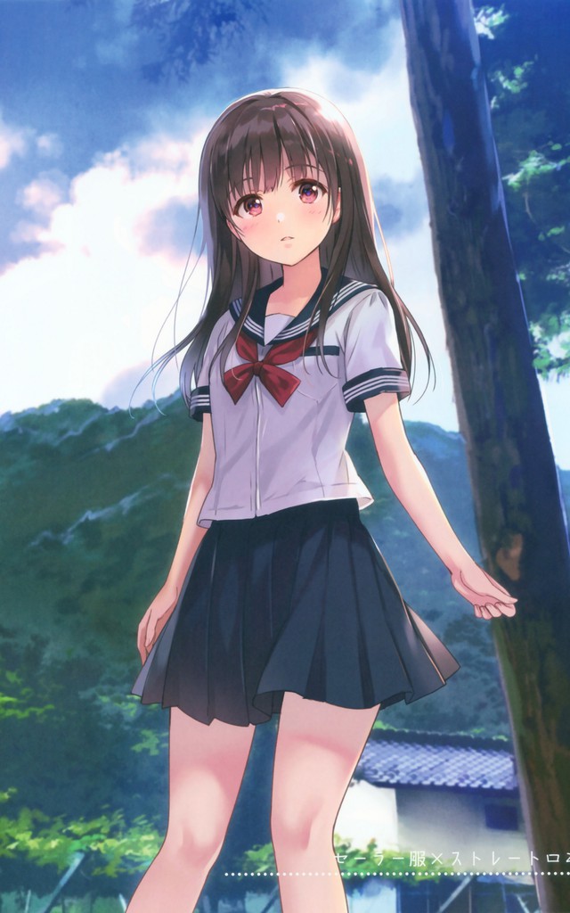 Ngẩn ngơ khi thấy các cô nàng anime duyên dáng trong bộ đồng phục học sinh - Ảnh 4.
