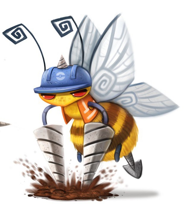 Độc đáo bộ tác phẩm Pokémon được vẽ theo phong cách hoạt hình đáng yêu - Ảnh 7.