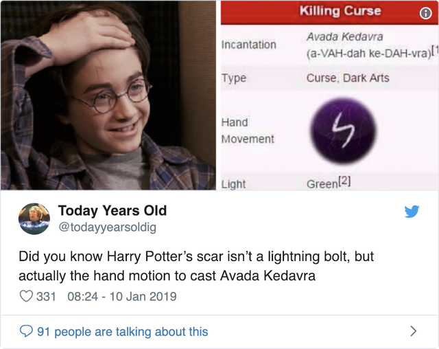 Hé lộ bí mật động trời về vết sẹo tia chớp trên trán Harry Potter - Ảnh 1.