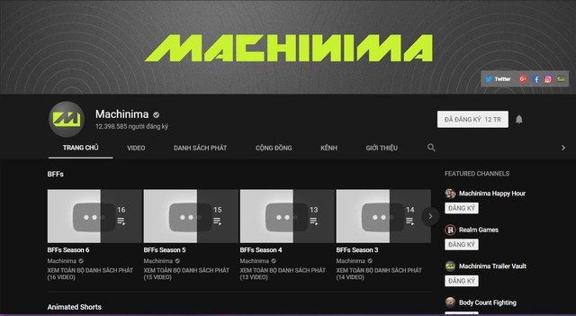 Kênh Youtube huyền thoại với mọi game thủ - Machinima bất ngờ xóa cả loạt video, ngày tàn đã đến? - Ảnh 2.