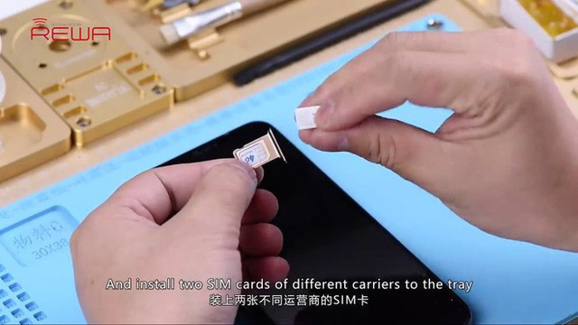 Kỹ thuật viên Trung Quốc đã chuyển đổi thành công iPhone XS Max 1 SIM vật lý thành 2 SIM vật lý mà xem xong không ai muốn làm theo - Ảnh 10.