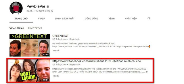 Lợi dụng lỗ hổng Youtube, Anh hùng bán phím Việt đổi tên video 100 triệu view của PewDiePie - Ảnh 2.