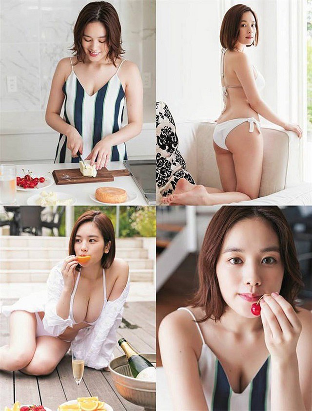 Đây chính là hot girl sở hữu đôi gò bồng đảo cup H cực phẩm, đẹp phồn thực nhất Nhật Bản - Ảnh 7.