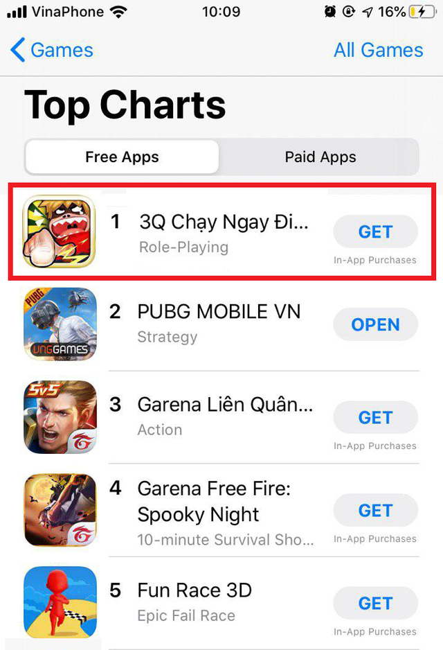 Không hổ danh game “bo cua tổ lái” vui nhất Quý 4, 3Q Chạy Ngay Đi chính thức bứt phá lên Top 1 BXH App Store và CH Play - Ảnh 3.