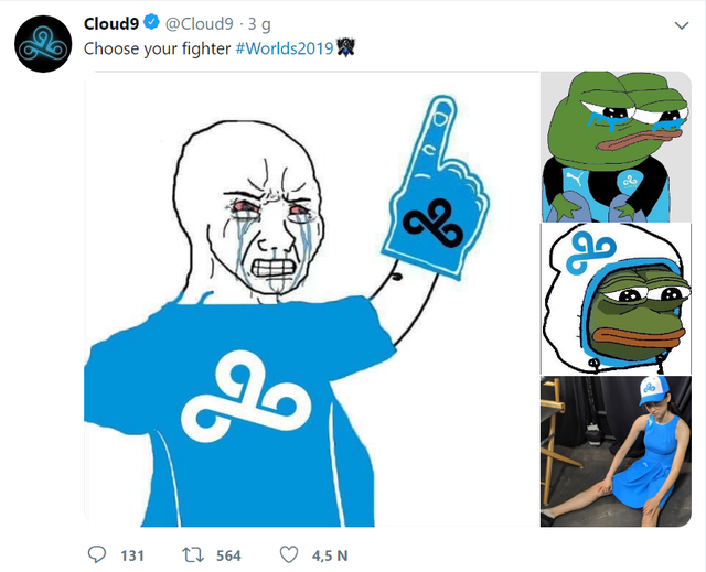 LMHT: Bị loại khỏi CKTG, Cloud9 tự troll chính mình nhưng vẫn không được G2 Esports buông tha - Ảnh 1.