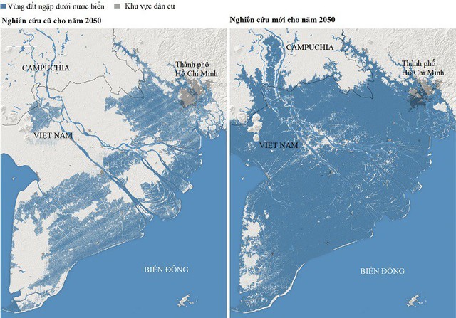 Đến năm 2050, TP Hồ Chí Minh có nguy cơ biến mất trong biển nước vì biến đổi khí hậu - Ảnh 2.