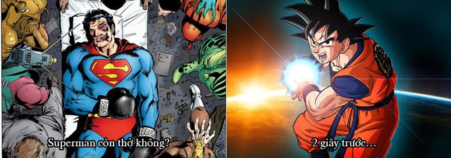 Giải trí với loạt meme vui về cuộc chiến không cân sức giữa Goku và Superman - Ảnh 4.