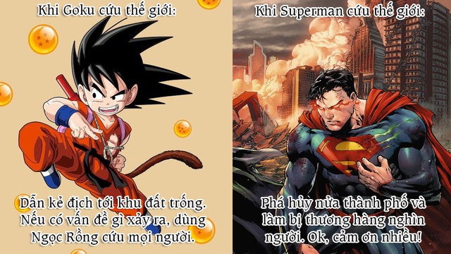 Giải trí với loạt meme vui về cuộc chiến không cân sức giữa Goku và Superman - Ảnh 5.