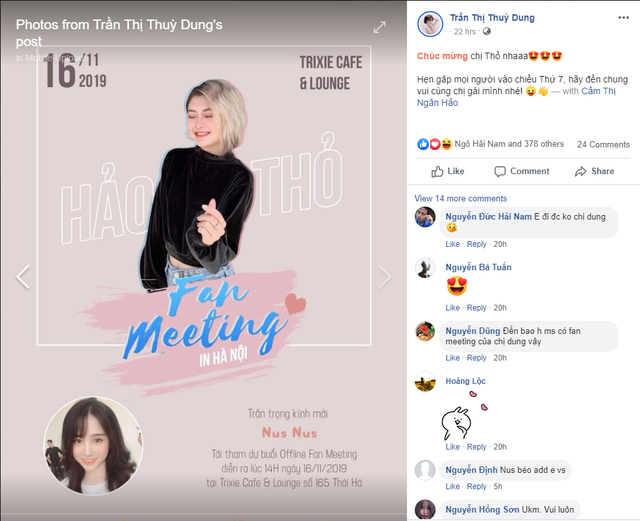 Fan meeting đầu tiên trong sự nghiệp của Hảo Thỏ - Đại tiệc quy tụ trai xinh gái đẹp của làng stream Việt - Ảnh 4.