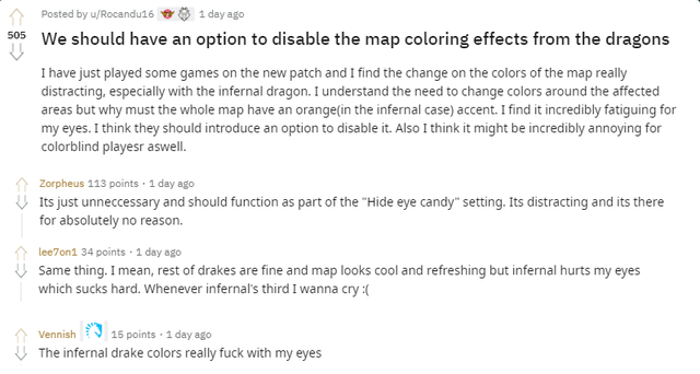 LMHT: Game thủ phàn nàn rằng bản đồ Rồng Lửa gây đau mắt và nhức đầu khi chơi game - Ảnh 2.