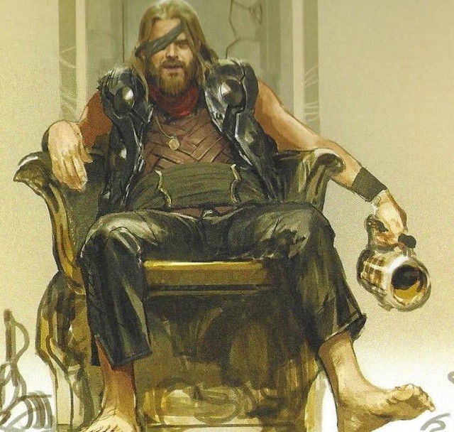 Chết cười khi ngắm loạt ảnh dìm Thần Sấm Bro Thor trong Avengers: Endgame - Ảnh 2.