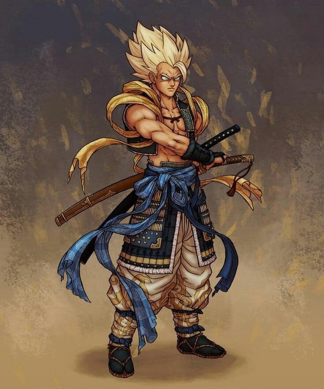 Ngỡ ngàng khi ngắm dàn nhân vật Dragon Ball hiện lên cực ngầu và bảnh trong trang phục Samurai Nhật Bản - Ảnh 6.