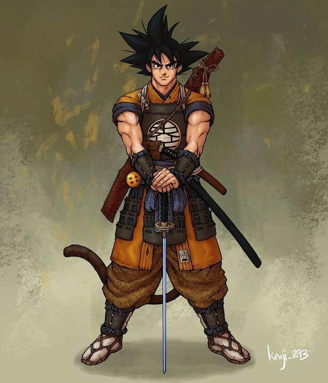 Ngỡ ngàng khi ngắm dàn nhân vật Dragon Ball hiện lên cực ngầu và bảnh trong trang phục Samurai Nhật Bản - Ảnh 9.