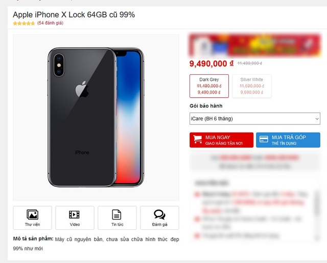 Cẩn trọng với các loại iPhone X hàng bãi mới đổ về Việt Nam giá rẻ chỉ hơn 9 triệu đồng - Ảnh 1.