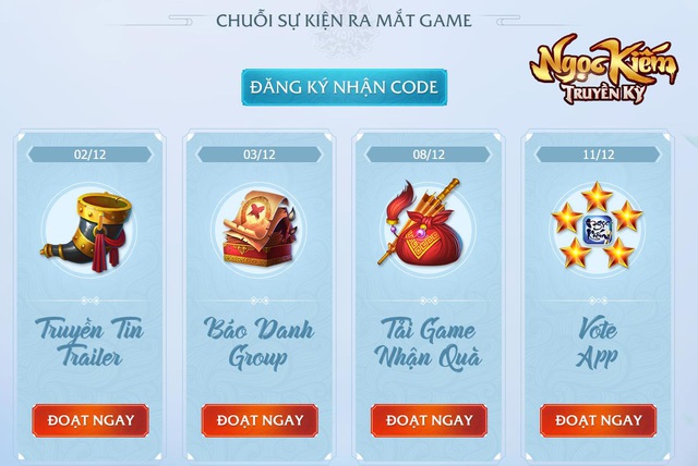 Ngọc Kiếm Truyền Kỳ đã mở landing, 500 anh em võ lâm mau đăng ký nhận code “hóng” game ra mắt - Ảnh 2.