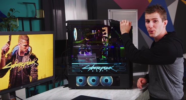 Bộ PC độ phong cách Cyberpunk 2077 đẹp chết ngất mà mạnh cũng phát khùng có giá loanh quanh 150 triệu đồng - Ảnh 1.