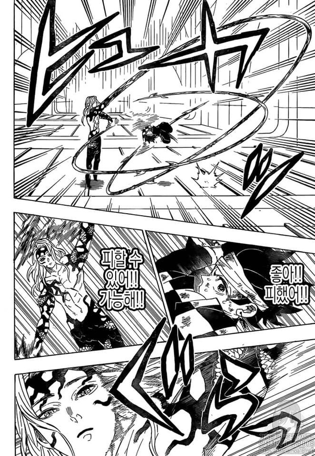 Kimetsu no Yaiba chương 182: Xà Trụ và Luyến Trụ xuất hiện bất ngờ, Tanjirou thoát chết trong gang tấc - Ảnh 3.
