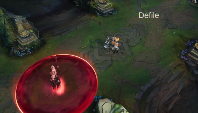 Trầm trồ với hiệu ứng kỹ năng đầy ma mị của skin Karthus Huyết Nguyệt do fan tự thiết kế - Ảnh 4.