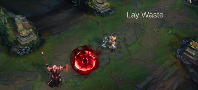 Trầm trồ với hiệu ứng kỹ năng đầy ma mị của skin Karthus Huyết Nguyệt do fan tự thiết kế - Ảnh 2.