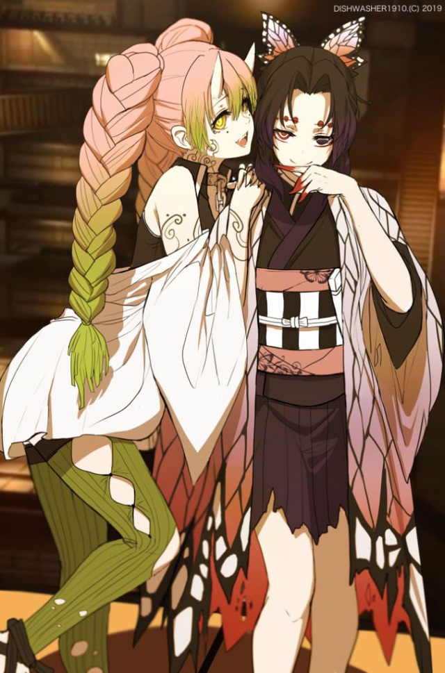 Giống Thanh Hằng và Chi Pu, bộ đôi Luyến - Trùng trong Kimetsu no Yaiba cũng chị chị em em - Ảnh 6.