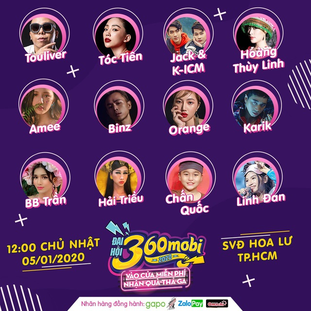 Đại hội 360mobi 2020: Hoàng Thùy Linh, Karik và hàng loạt sao lớn của showbiz Việt “đổ bộ sự kiện Game đầu năm mới - Ảnh 1.