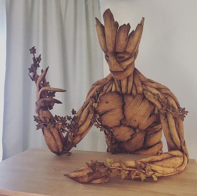 Kinh ngạc khi thấy anh chàng người cây Groot và quái vật Xenomorph được tạo ra từ bánh gừng - Ảnh 1.