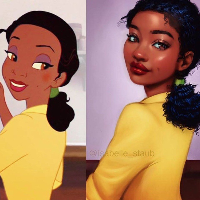 Dàn mỹ nhân của Disney bất ngờ lột xác khi được vẽ theo phong cách siêu thực - Ảnh 16.