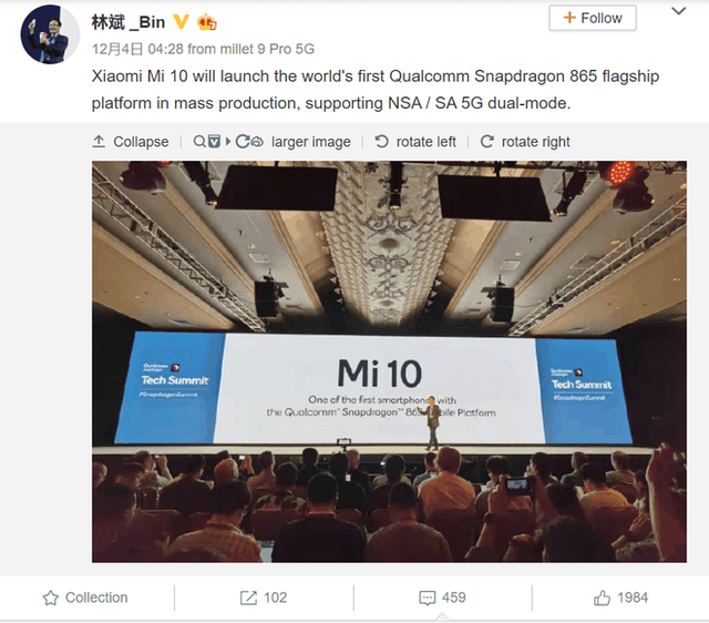 Xiaomi xác nhận ra mắt Mi 10: Smartphone đầu tiên với chip Snapdragon 865 - Ảnh 2.
