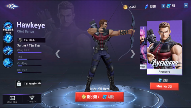 MARVEL Super War: NetEase tặng FREE tướng Hawkeye, skin The Thing khi game Open Beta - Ảnh 4.