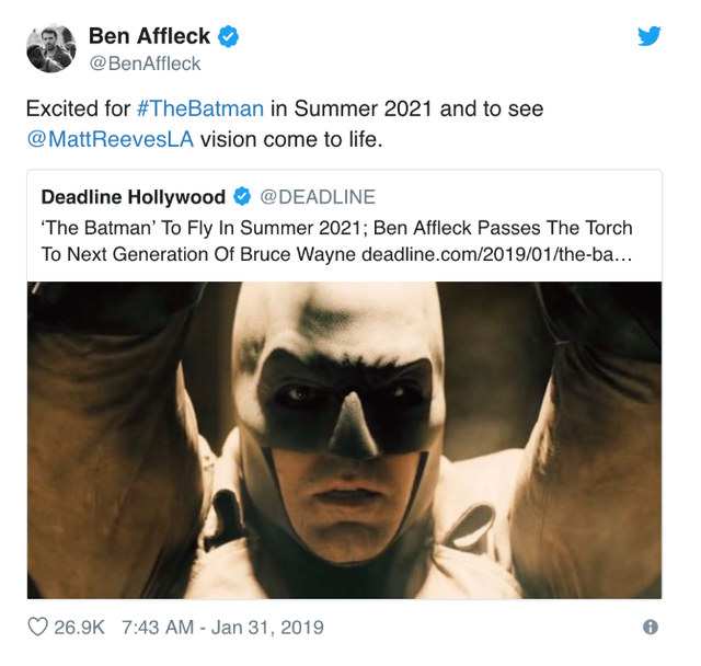 Ben Affleck chính thức chia tay vai Batman, ai sẽ là Người Dơi tương lai của DC? - Ảnh 3.