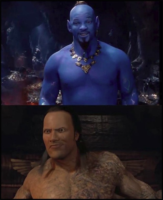 Thần Đèn Will Smith trong Aladdin trở thành vựa muối để cư dân mạng chế ảnh nhờ tạo hình quá tệ - Ảnh 9.