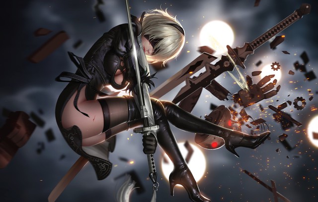 Không có PS4 mà vẫn muốn sở hữu cô nàng 2B sexy trong Nier: Automata? Thử ngay tựa game này xem! - Ảnh 3.