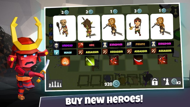 Heroes Auto Chess - game mobile nhái hiện tượng mới nổi DOTA Auto Chess nhưng còn hạn chế - Ảnh 4.