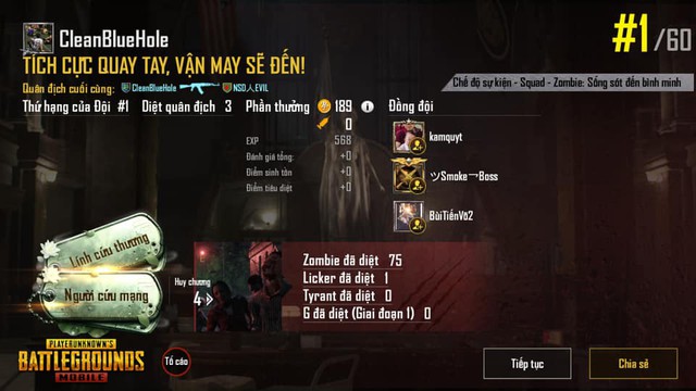 Game thủ PUBG Mobile diệt được cả trăm Zombie, nhưng G và Tyrant thì quá khó tìm - Ảnh 3.