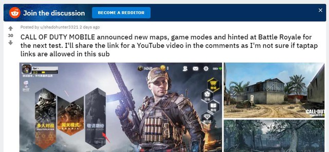 Nguồn tin từ Reddit, Call of Duty Mobile cũng sẽ có chế độ Battle Royale - Ảnh 1.