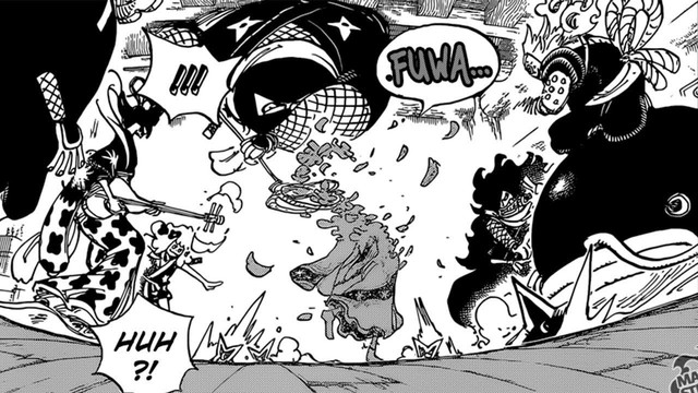 One Piece 932: Đệ nhất kĩ nữ Komurasaki tát sấp mặt Tướng Quân Orochi... khiến hắn biến thành rồng tám đầu - Ảnh 2.