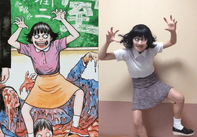 Hết hồn với màn cosplay của cô gái chuyên hóa thân thành ma trong manga Junji Ito - Ảnh 9.