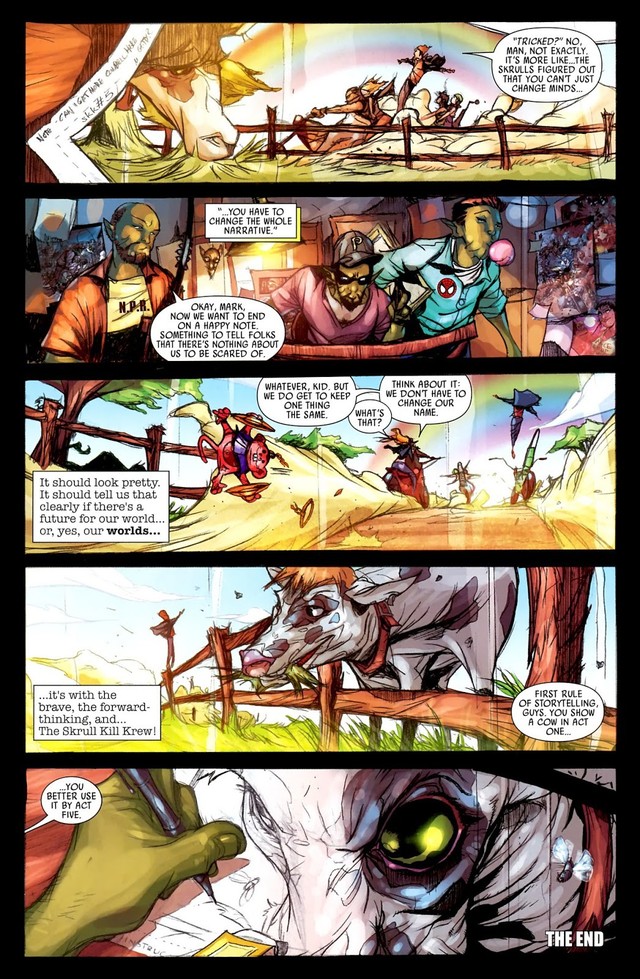 Captain Marvel: 6 nhân vật kì quặc và dị thường nhất chủng tộc Skrull từng biến thành - Ảnh 4.