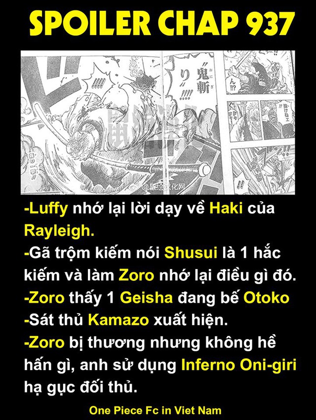Spoiler One Piece 937: Zoro xuất kiếm - Luffy chuẩn bị nâng cấp Haki? - Ảnh 2.