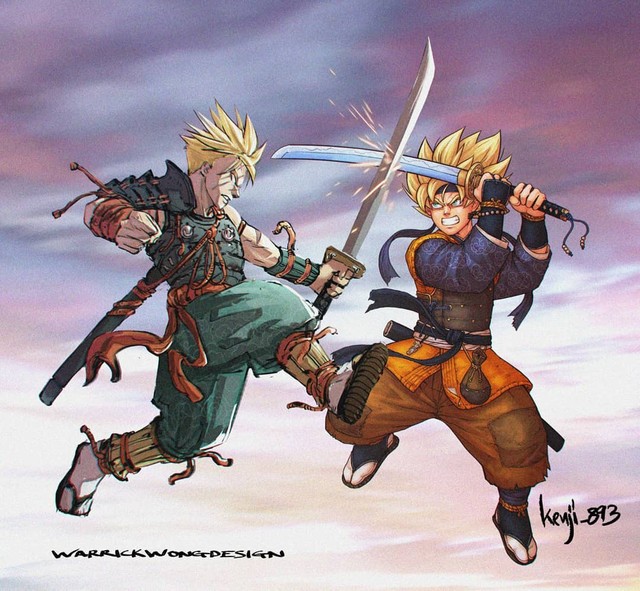 Loạt tranh siêu phẩm khi các nhân vật Dragon Ball vào vai lãnh chúa Samurai - Ảnh 5.