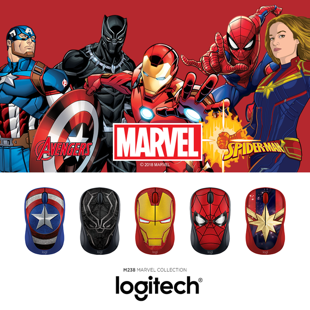 Ăn theo phim siêu anh hùng mới, Logitech lập tức tung ra chuột Captain Marvel cực đẹp - Ảnh 2.