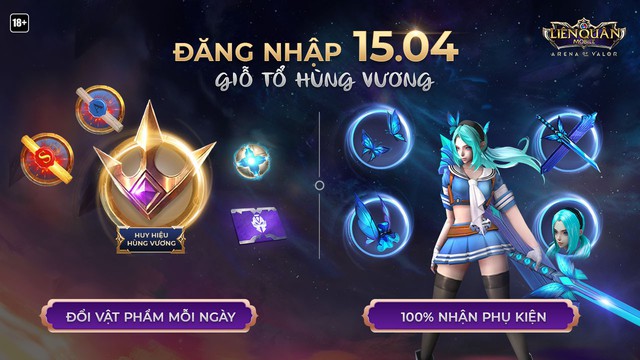 Liên Quân Mobile: Garena tặng cả server vé quay Kho Báu, rất nhiều mảnh tướng dịp giỗ tổ Hùng Vương - Ảnh 4.