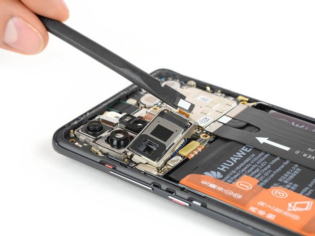 iFixit mổ bụng Huawei P30 Pro, bị đánh giá là khó sửa chữa - Ảnh 4.