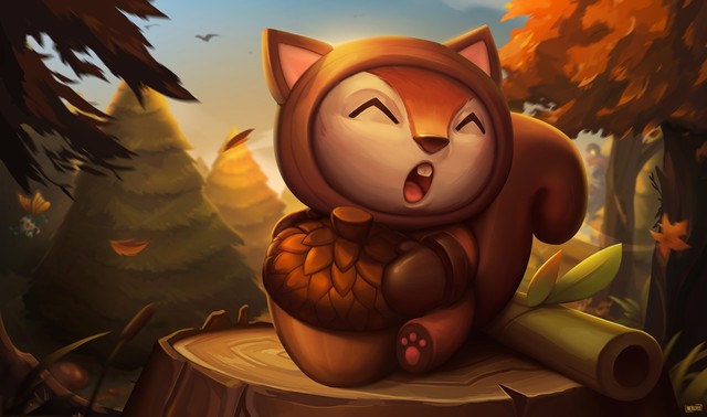 LMHT: Xuất hiện trang phục Teemo Sóc Con - dễ thương chất ngất, quả nấm cũng biến thành hạt dẻ to đùng - Ảnh 1.