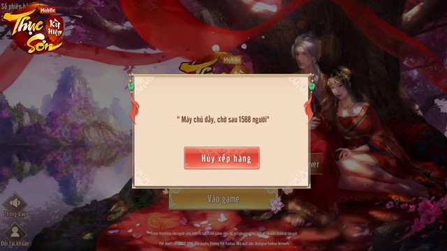 [Thục Sơn Kỳ Hiệp Mobile] Cảnh tượng ám ảnh ngày Alpha Test: “Máy chủ đầy, chờ sau 1588 người” - Ảnh 1.