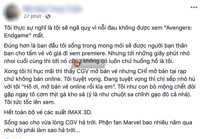 Đã xuất hiện vé chợ đen Avengers: Endgame tại Việt Nam với giá 300k - Ảnh 6.