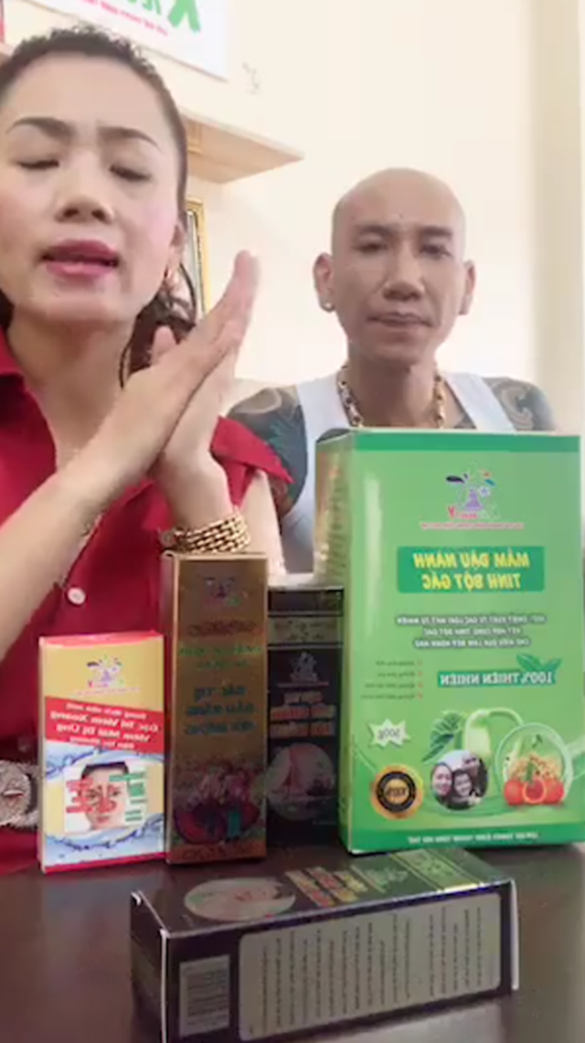 Vợ chồng ca sĩ Phú Lê bị điều tra vì quảng cáo thuốc không giấy phép với tác dụng... trên trời - Ảnh 2.