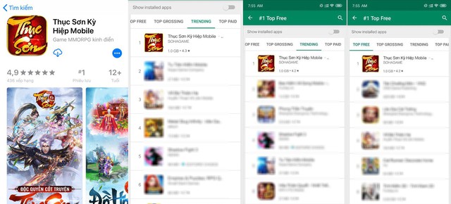 Thục Sơn Kỳ Hiệp Mobile ALL-KILL tất cả các BXH App Store và CH Play, xin nhắc lại là ALL-KILL! - Ảnh 1.